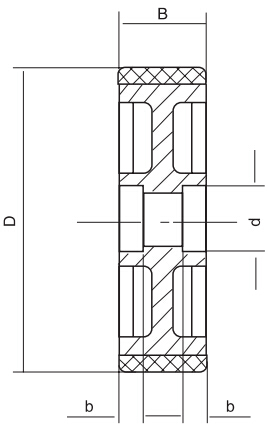 HY8330.7膠輪結(jié)構(gòu)圖